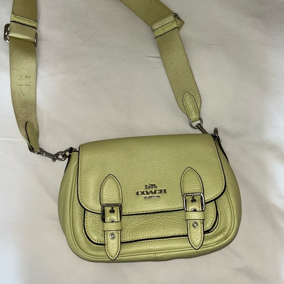 Coach Handbags - Coach Lime Green Crossbody Bag